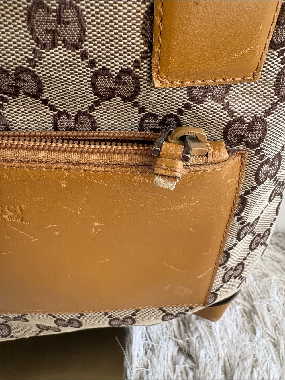 GUCCI Monogram Canvas Tote - Picture 4 of 16
